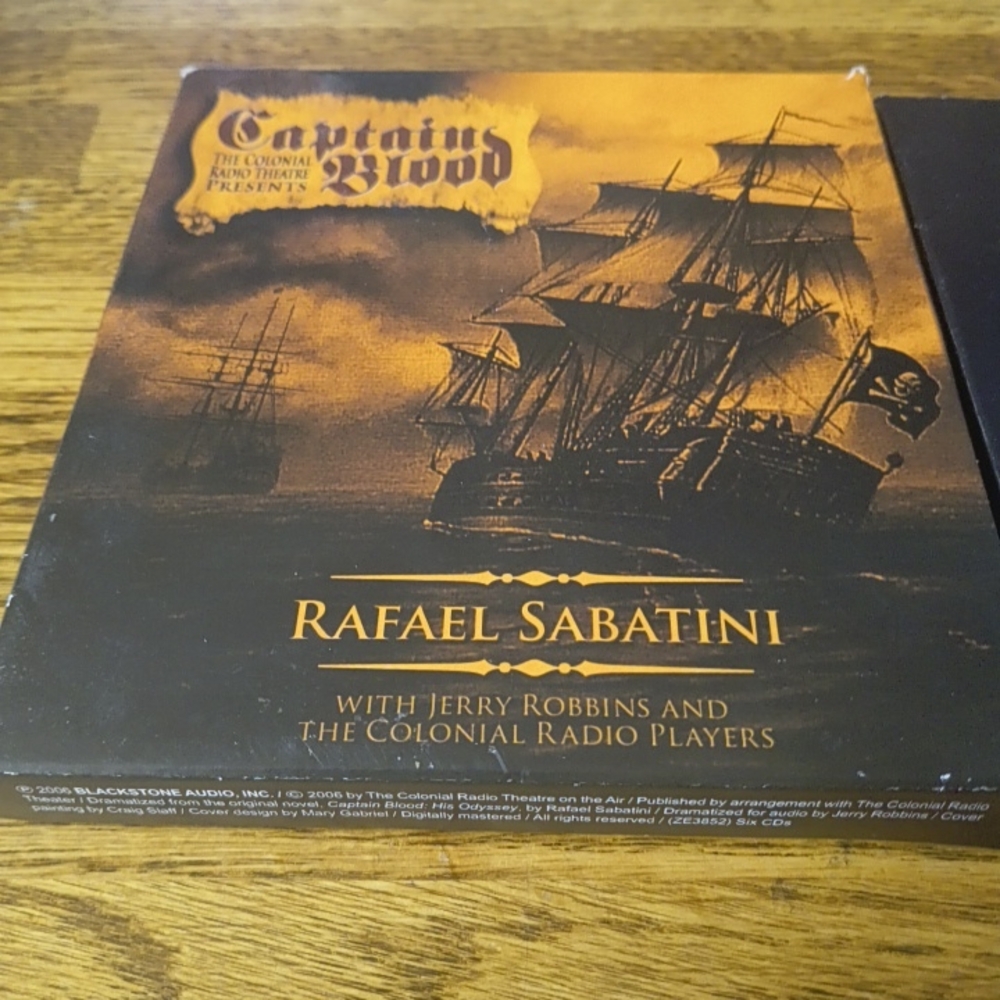 Captain Blood Board Game by Blackstone - Black and Gold